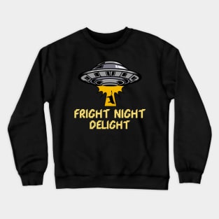 Fright Night Delight Halloween Crewneck Sweatshirt